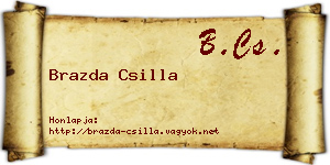 Brazda Csilla névjegykártya